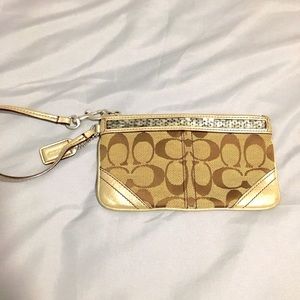 Authentic Coach wristlet